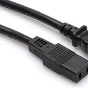 Hosa Hosa Power Cord, IEC C9 to NEMA 1-15P, 8ft