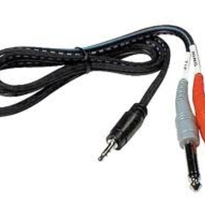 Hosa Hosa - Stereo Breakout, 3.5 mm TRS to Dual 1/4 in TS, 10 ft