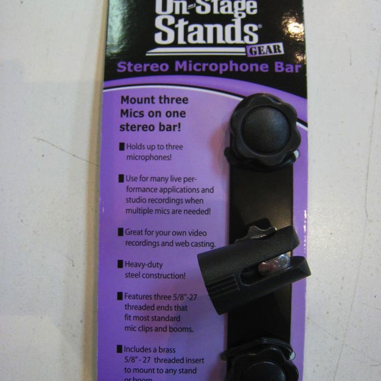 On-Stage On-Stage MY500 Stereo Mic Bar