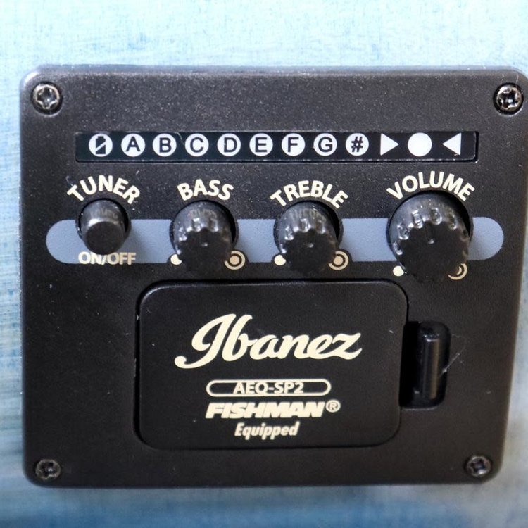 Ibanez Ibanez AEWC400 Acoustic/Electric Guitar - Indigo Blue Burst