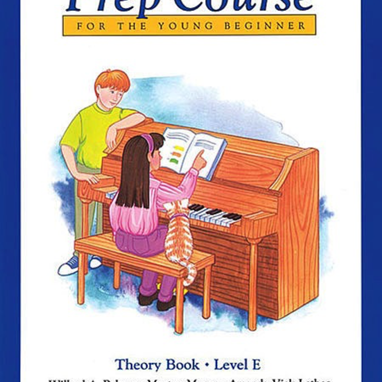 Alfred Music Alfred's Basic Piano Prep Course Theory -Book E