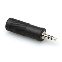 Hosa - Adapter, 1/4 in TRS to 3.5 mm TRS