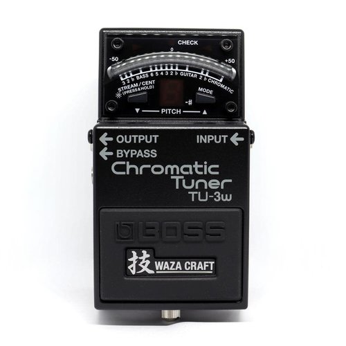 Boss BOSS TU-3W Waza Craft Chromatic Tuner with Bypass Boss BOSS TU-3W Waza Craft Chromatic Tuner with Bypass