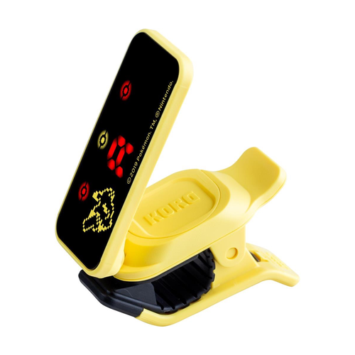 Korg Korg Pitchclip 2 Tuner in Pikachu Pokemon Edition Korg Korg Pitchclip 2 Tuner in Pikachu Pokemon Edition