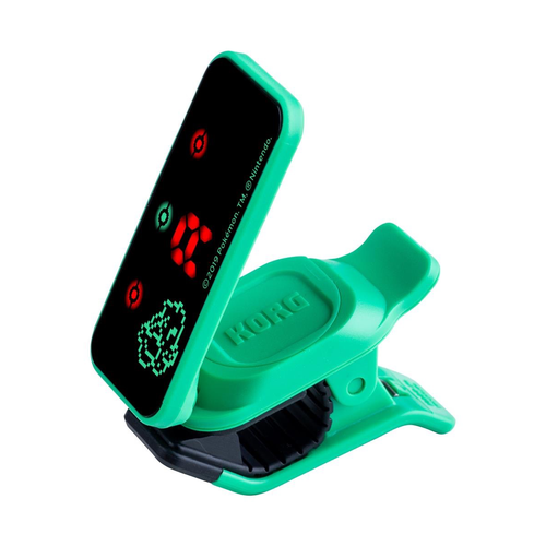 Korg Korg Pitchclip 2 Tuner in Bulbasaur Pokemon Edition Korg Korg Pitchclip 2 Tuner in Bulbasaur Pokemon Edition
