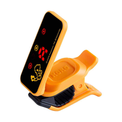 Korg Korg Pitchclip 2 Tuner in Charmander Pokemon Edition Korg Korg Pitchclip 2 Tuner in Charmander Pokemon Edition