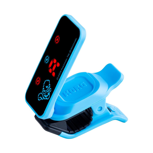 Korg Korg Pitchclip 2 Tuner in Squirtle Pokemon Edition Korg Korg Pitchclip 2 Tuner in Squirtle Pokemon Edition