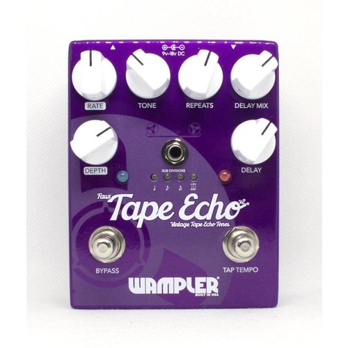 Wampler Wampler Faux Tape Echo with Tap Tempo Wampler Wampler Faux Tape Echo with Tap Tempo