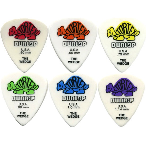 Dunlop Dunlop Tortex Wedge 12pk Picks Dunlop Dunlop Tortex Wedge 12pk Picks