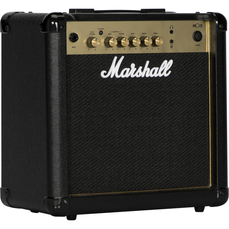 Marshall Marshall M-MG15GR-U 15 Watt 1x8 combo w/ 2 channels, reverb, MP3 input ( 2 units/carton)