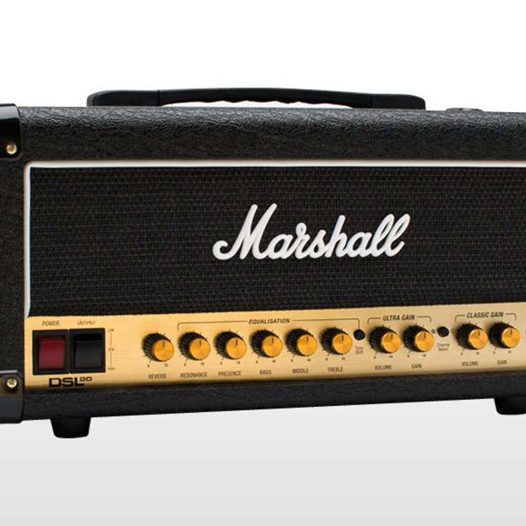 Marshall Marshall DSL20HR-U 20W all valve 2 channel head with digital Reverb