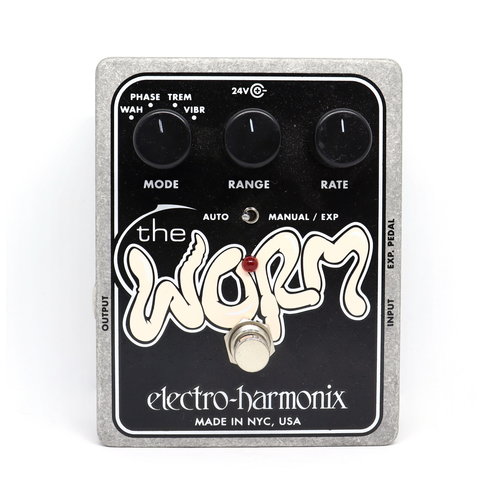 Electro-Harmonix Electro-Harmonix Worm - Analog Wah/Phaser/Vibrato/Tremolo, 24DC-100 PSU included Electro-Harmonix Electro-Harmonix Worm - Analog Wah/Phaser/Vibrato/Tremolo, 24DC-100 PSU included