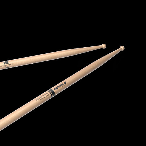 Promark ProMark Finesse 5A Long Maple Drumstick, Small Round Wood Tip Promark ProMark Finesse 5A Long Maple Drumstick, Small Round Wood Tip