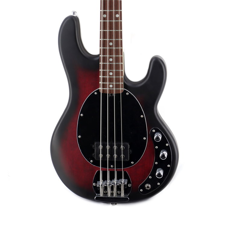 Sterling by Music Man SUB Series Sterling by Music Man SUB Series StingRay in Ruby Red Burst Satin