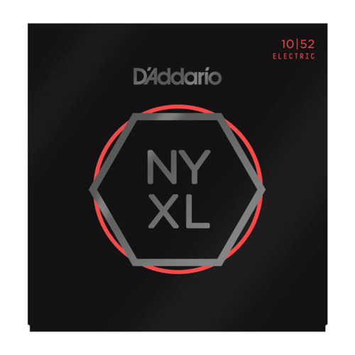 D'Addario 10-52 Light Top/Heavy Bottom, NYXL Electric Guitar Strings