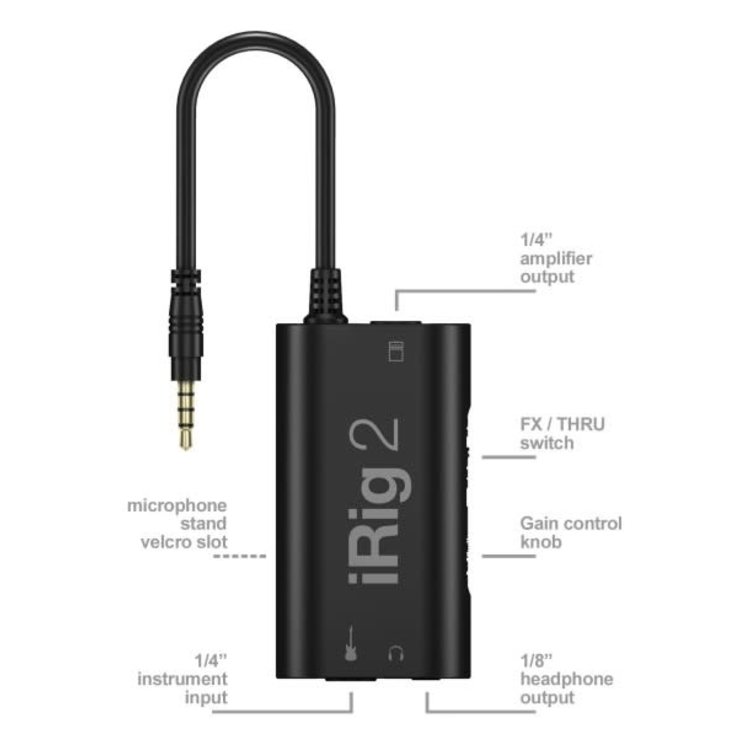 iRig 2 Digital Guitar Interface for iOS