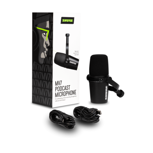 Shure Shure MV7 Podcast Microphone - Black Shure Shure MV7 Podcast Microphone - Black