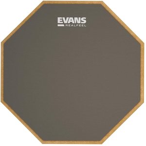 Evans Evans RealFeel 1-Sided Standard Practice Pad, 12 Inch
