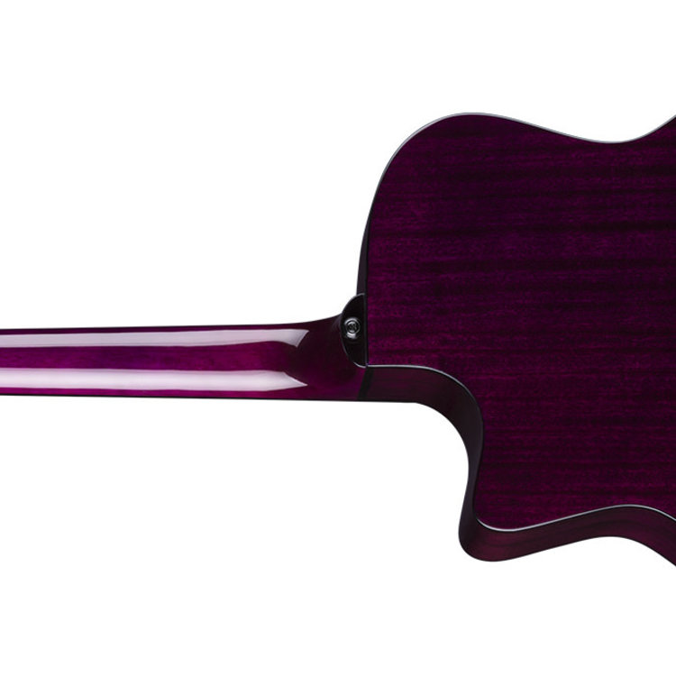 Luna Guitars Luna Gypsy Quilt Ash A/E Trans Purple