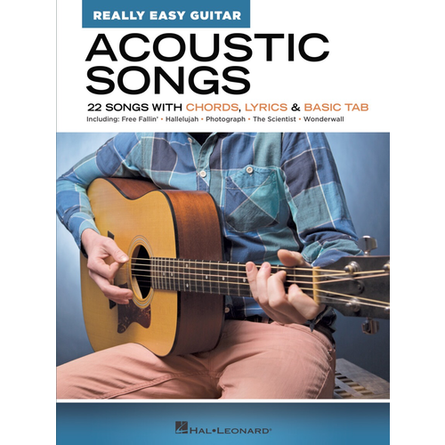 Hal Leonard Really Easy Guitar - Acoustic Songs