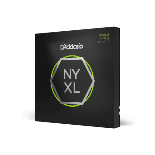 D'Addario 45-105 Regular Light Top/Medium Bottom, Long Scale, NYXL Bass Strings D'Addario 45-105 Regular Light Top/Medium Bottom, Long Scale, NYXL Bass Strings