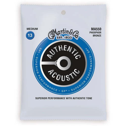 Martin Martin Authentic Acoustic SP Phosphor Bronze Medium, 13-56 Martin Martin Authentic Acoustic SP Phosphor Bronze Medium, 13-56