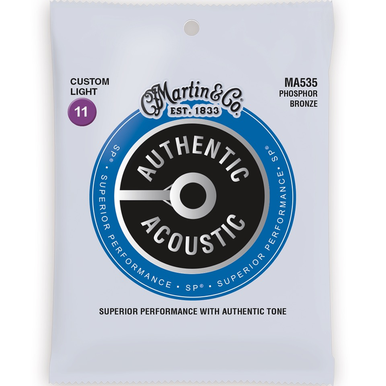 Martin Martin Authentic Acoustic SP Phosphor Bronze Custom Light, 11-52