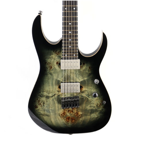 Ibanez Ibanez Premium RG1121PB Electric Guitar w/Bag - Charcoal Black Burst Ibanez Ibanez Premium RG1121PB Electric Guitar w/Bag - Charcoal Black Burst