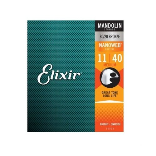 Elixir Elixir Medium 11-40 Mandolin Strings Elixir Elixir Medium 11-40 Mandolin Strings