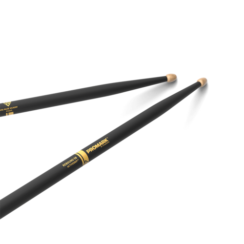 Promark ProMark Rebound 5B ActiveGrip Hickory Drumstick, Acorn Wood Tip Promark ProMark Rebound 5B ActiveGrip Hickory Drumstick, Acorn Wood Tip