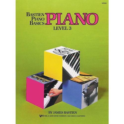 Kjos Bastien Piano Basics: Piano - Level 3 Kjos Bastien Piano Basics: Piano - Level 3