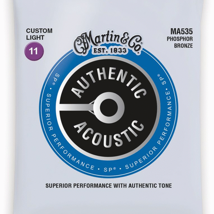 Martin Martin Authentic Acoustic SP 80/20 Custom Light, 11-52