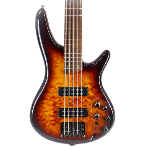 Ibanez Ibanez Standard SR405EQM 5-String Electric Bass - Dragon Eye Burst Ibanez Ibanez Standard SR405EQM 5-String Electric Bass - Dragon Eye Burst