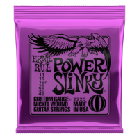 Ernie Ball Power Slinky Nickel Wound Electric Guitar Strings - 11-48 Gauge