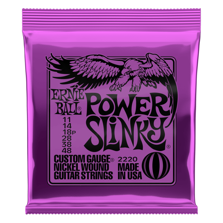 Ernie Ball Ernie Ball Power Slinky Nickel Wound Electric Guitar Strings - 11-48 Gauge