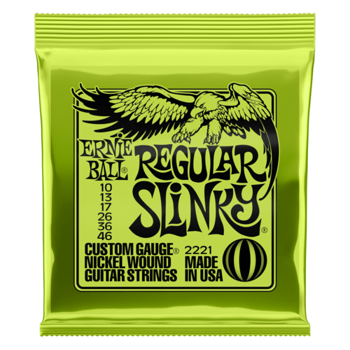 Ernie Ball Ernie Ball Regular Slinky Nickel Wound Electric Guitar Strings - 10-46 Gauge