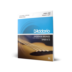 D'Addario D'Addario 5-String Acoustic Bass Long Scale Strings .045-.130