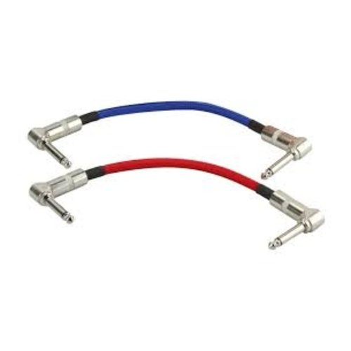 Strukture Strukture 6” Patch Cable - Red/Blue Woven