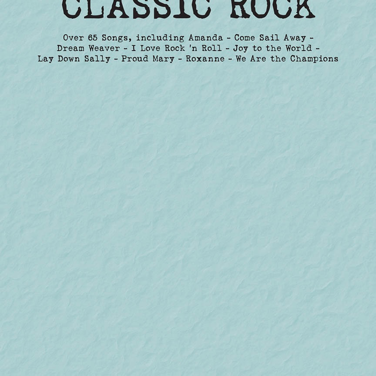 Hal Leonard Budget Books - Classic Rock for Easy Piano