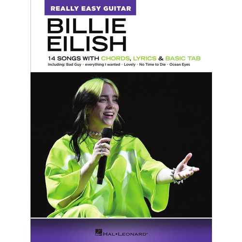 Hal Leonard Really Easy Guitar - Billie Eilish