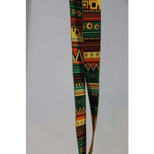 Poly Uke Neck Clip - Green/Orange Geometric Poly Uke Neck Clip - Green/Orange Geometric