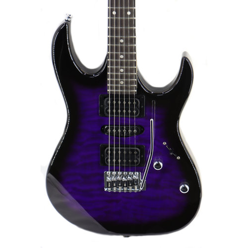 Ibanez Ibanez GRX70QATVT GIO RX 6str Electric Guitar - Transparent Violet Sunburst Ibanez Ibanez GRX70QATVT GIO RX 6str Electric Guitar - Transparent Violet Sunburst