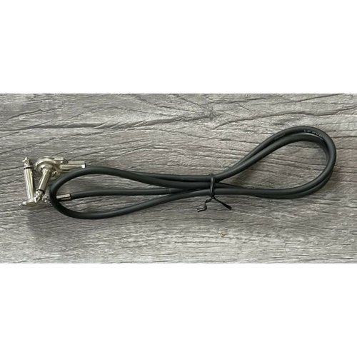Hosa Hosa - Guitar Patch Cable, Low-profile Right-angle to Same, 3 ft