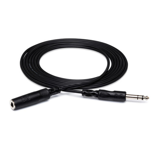 Hosa Hosa Headphone Extension Cable, 1/4in TRS to 1/4in TRS, 10ft