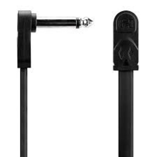 Hosa Hosa - Flat Guitar Patch Cable, Molded Low-profile Right-angle to Same, 12 in Hosa Hosa - Flat Guitar Patch Cable, Molded Low-profile Right-angle to Same, 12 in