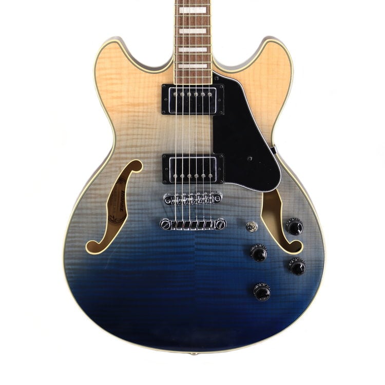 Ibanez Ibanez Artcore AS73FM Electric Guitar - Transparent Indigo Fade