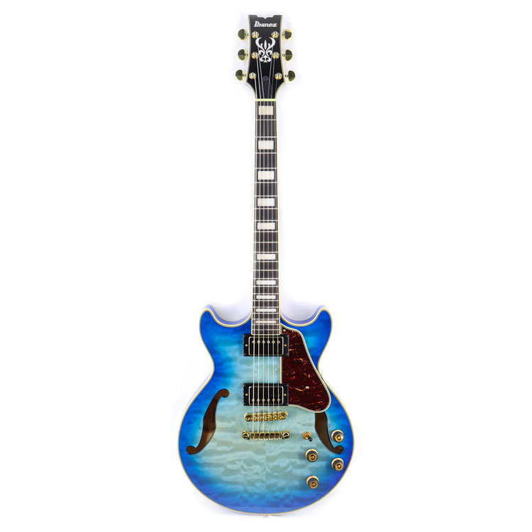 Ibanez Ibanez Artcore Expressionist AM93QM Electric Guitar - Jet Blue Burst