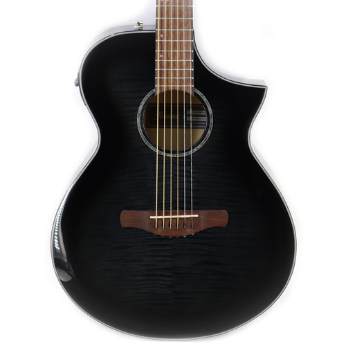 Ibanez Ibanez AEWC400TKS Acoustic Guitar in Transparent Black Sunburst High Gloss Ibanez Ibanez AEWC400TKS Acoustic Guitar in Transparent Black Sunburst High Gloss