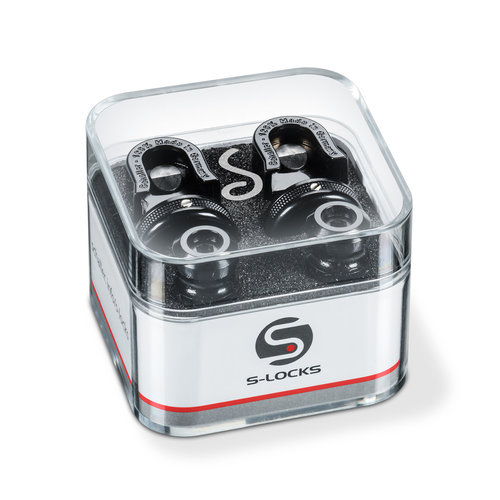 Schaller Schaller S-Locks Security Strap Locks - Black Chrome Schaller Schaller S-Locks Security Strap Locks - Black Chrome