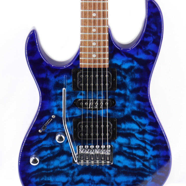 Ibanez Ibanez GIO GRX70QAL Lefty Electric Guitar - Transparent Blue Burst